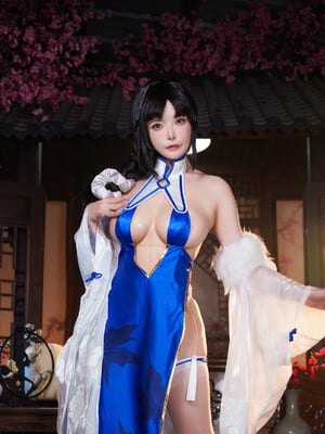 秋和柯基 - 碧蓝航线 定安旗袍