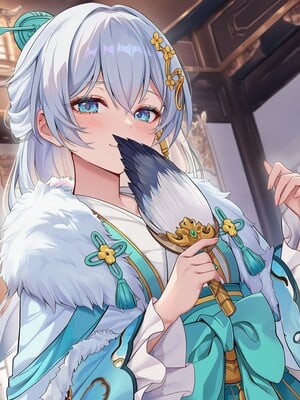 [Pixiv] 青德坊 - 朔夜观星（成年版） (107479500) [Ai generated]